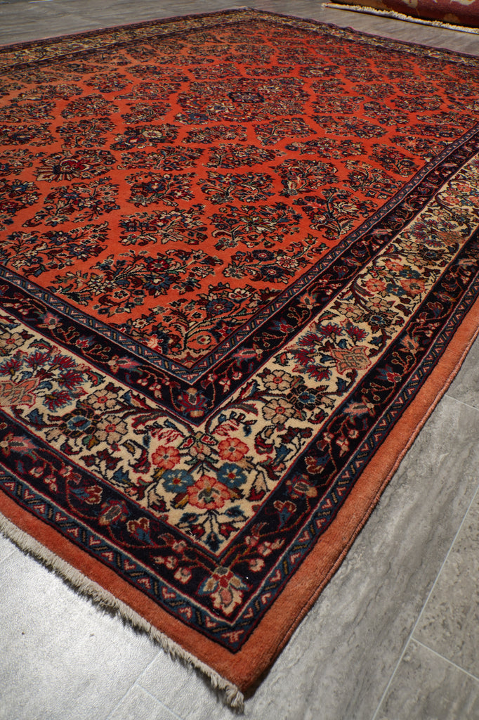 6.9 x 10 Persian Sarouk Rug 81821