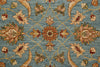 Load image into Gallery viewer, 6 x 6 Round Light Blue Handmade Natural Wool Agra Quality Handmade Rug #F-4212