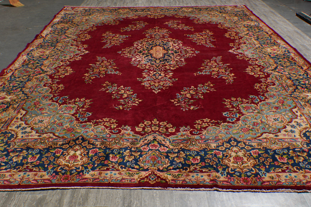11.8 x 16.6 Old Persian Kerman Rug Clearance Sale #PIX-2691