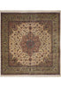 Load image into Gallery viewer, 12 x 12.7 Square Rare One of A Kind Authentic Fine Signed Persian Tabriz Rug Iran 400 KPSI