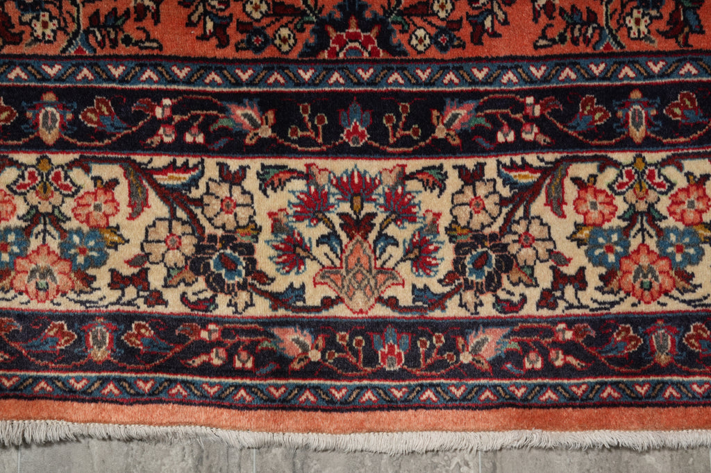 6.9 x 10 Persian Sarouk Rug 81821