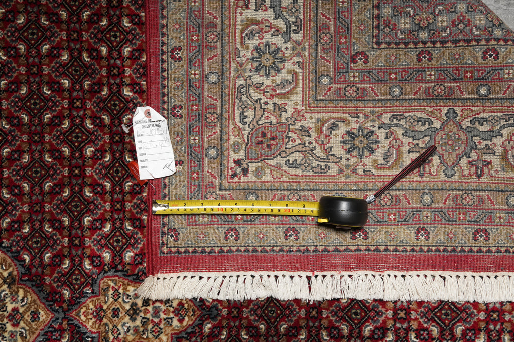 6.8 x 10 Nice Hand-knotted Rug Quality Wool and Silk Lustrous Dense Pile #PIX-10151