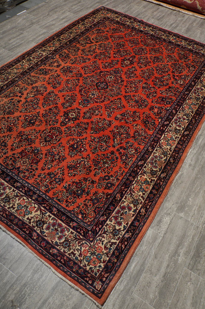 6.9 x 10 Persian Sarouk Rug 81821