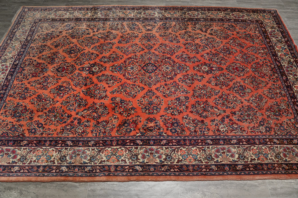 6.9 x 10 Persian Sarouk Rug 81821