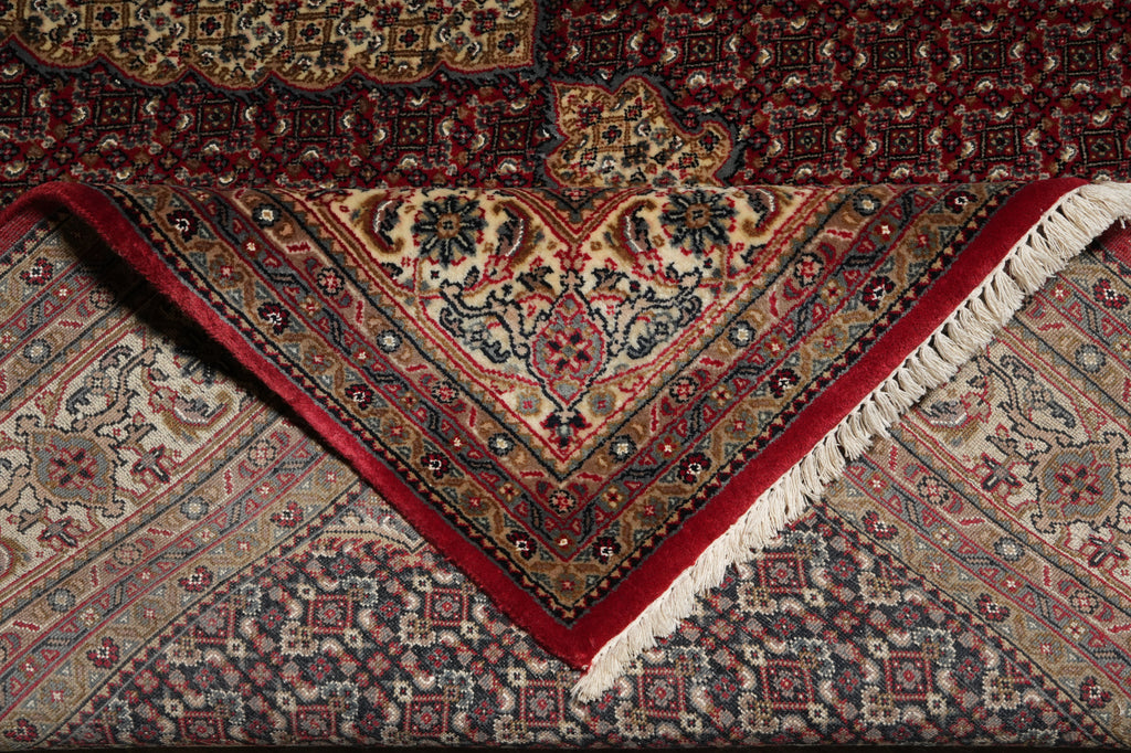 6.8 x 10 Nice Hand-knotted Rug Quality Wool and Silk Lustrous Dense Pile #PIX-10151