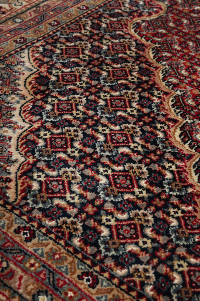 6.8 x 10 Nice Hand-knotted Rug Quality Wool and Silk Lustrous Dense Pile #PIX-10151