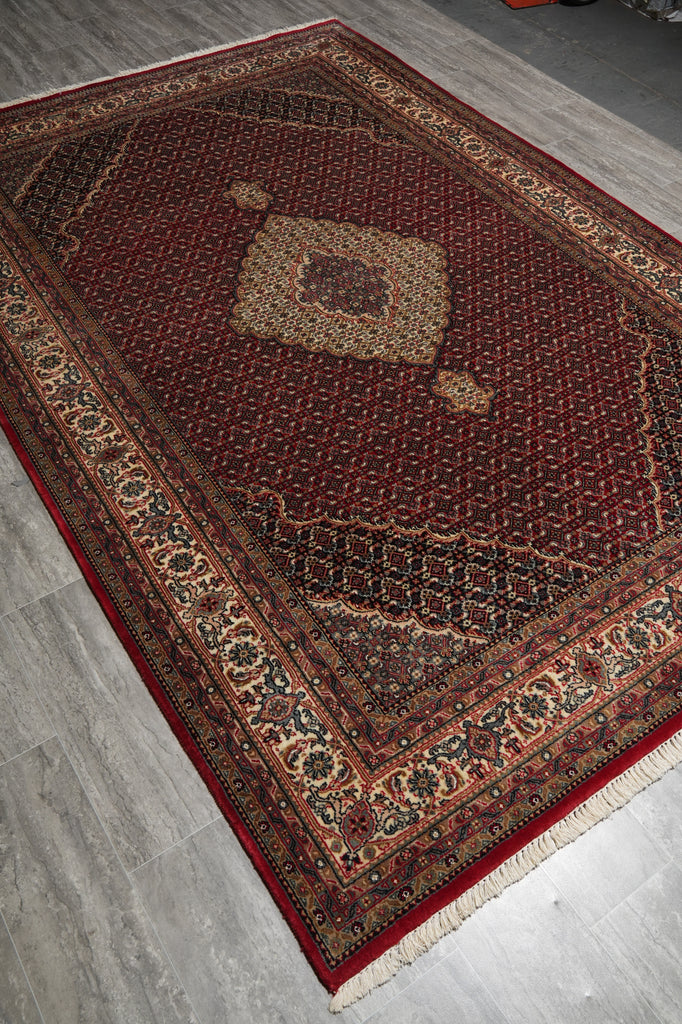 6.8 x 10 Nice Hand-knotted Rug Quality Wool and Silk Lustrous Dense Pile #PIX-10151