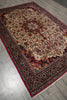 Load image into Gallery viewer, 7 x 10.7 Ivory Fine Persian Floral Bijar Rug 72408
