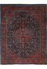 Load image into Gallery viewer, 9.10 x 12.9 Antique Persian Estate Rug Blue