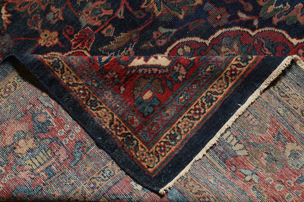 10 x 12.9 Antique Persian Estate Rug Blue #PIX-23971