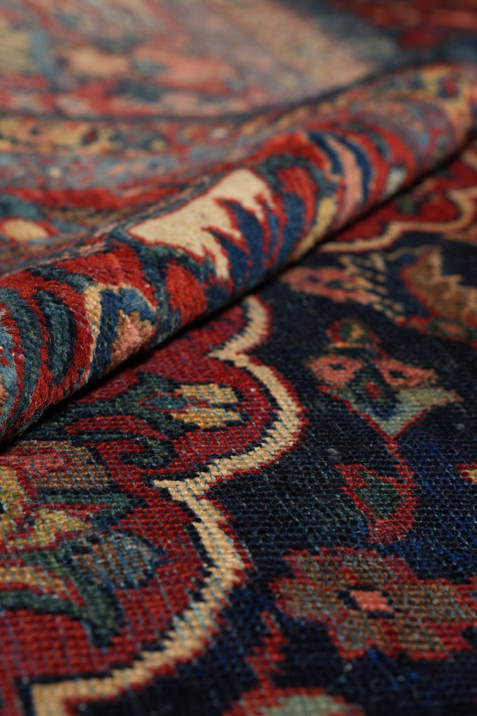 10 x 12.9 Antique Persian Estate Rug Blue #PIX-23971