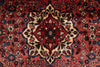 Load image into Gallery viewer, 6.8 x 6.8 Red Fine Persian Lilihan Sarouk Rug 72382