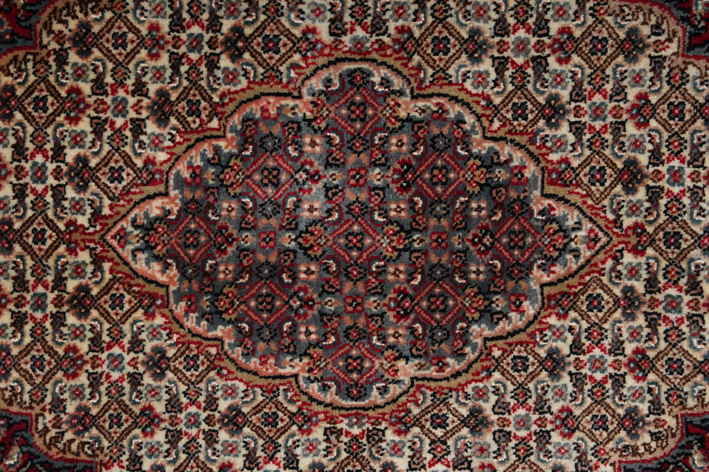6.6 x 10 Quality Wool and Silk Mahi Tabriz Rug NEW Hand-Knotted #10116