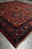 Load image into Gallery viewer, 6.8 x 6.8 Red Fine Persian Lilihan Sarouk Rug 72382