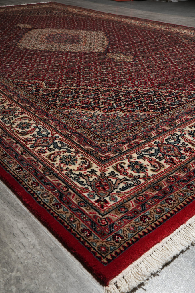 6.6 x 10 Quality Wool and Silk Mahi Tabriz Rug NEW Hand-Knotted #10116
