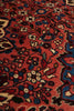 Load image into Gallery viewer, 6.8 x 6.8 Red Fine Persian Lilihan Sarouk Rug 72382