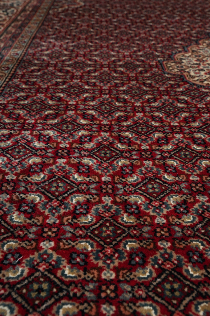 6.6 x 10 Quality Wool and Silk Mahi Tabriz Rug NEW Hand-Knotted #10116
