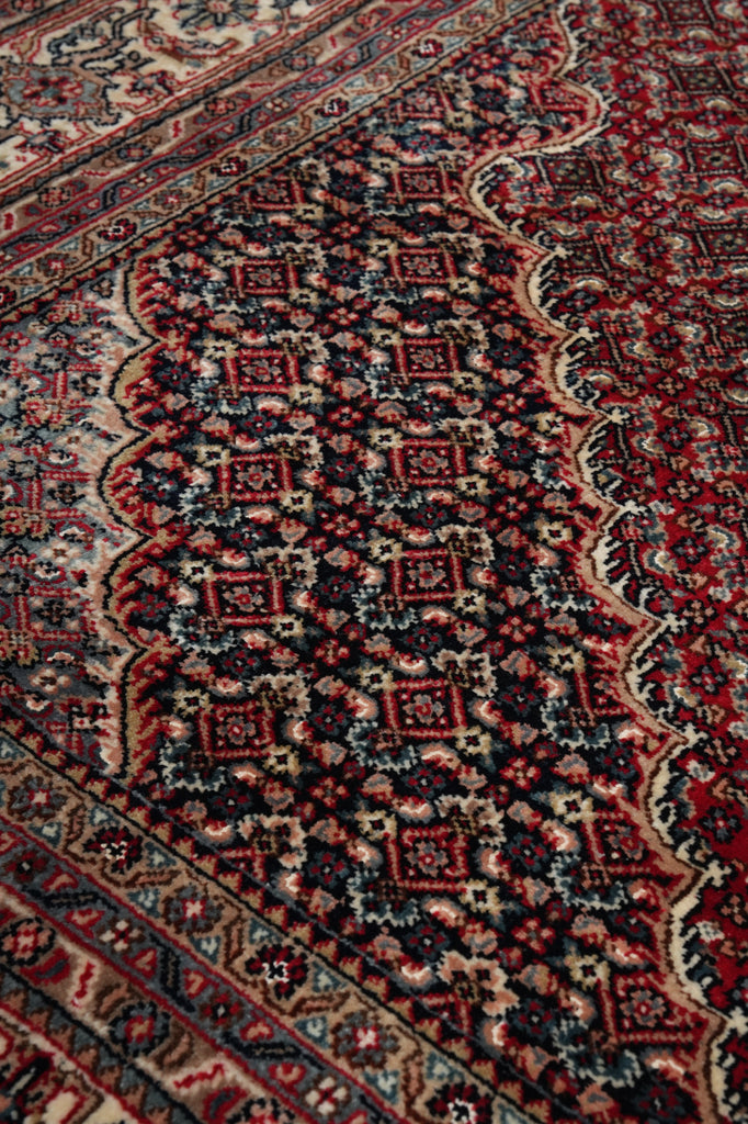 6.6 x 10 Quality Wool and Silk Mahi Tabriz Rug NEW Hand-Knotted #10116