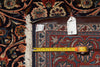 Load image into Gallery viewer, 7.3 x 10 Navy Blue Fine Persian Sarouk Rug Kork Wool 72335