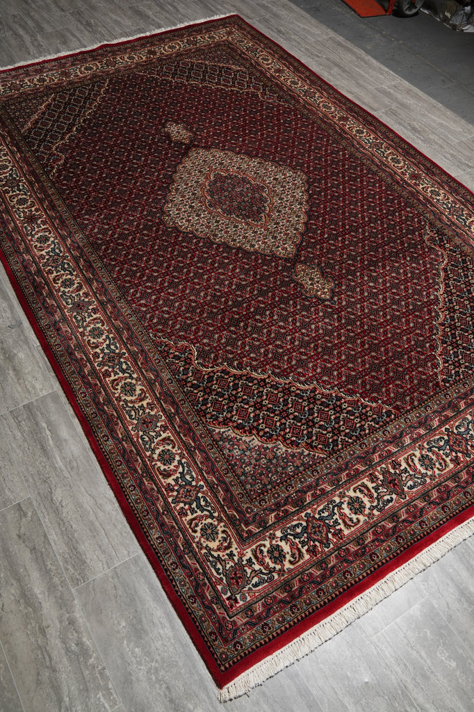 6.6 x 10 Quality Wool and Silk Mahi Tabriz Rug NEW Hand-Knotted #10116