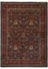 Load image into Gallery viewer, 7.3 x 10 Navy Blue Fine Persian Sarouk Rug Kork Wool 72335