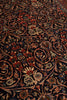 Load image into Gallery viewer, 7.3 x 10 Navy Blue Fine Persian Sarouk Rug Kork Wool 72335