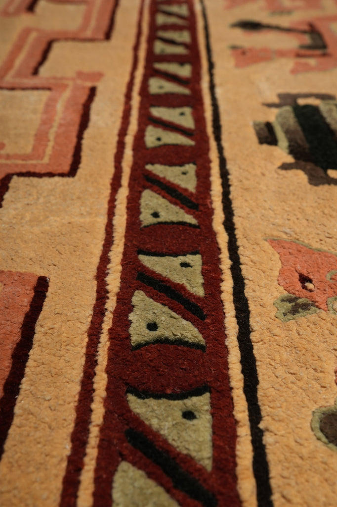 6 x 9 Chinese Dragon Silk Hand-Knotted Rug #PIX-20506