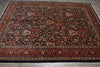 Load image into Gallery viewer, 7.3 x 10 Navy Blue Fine Persian Sarouk Rug Kork Wool 72335