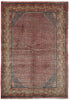 Load image into Gallery viewer, 7 x 10 Pinkish Wool Persian Herati Lilihan Rug 72736