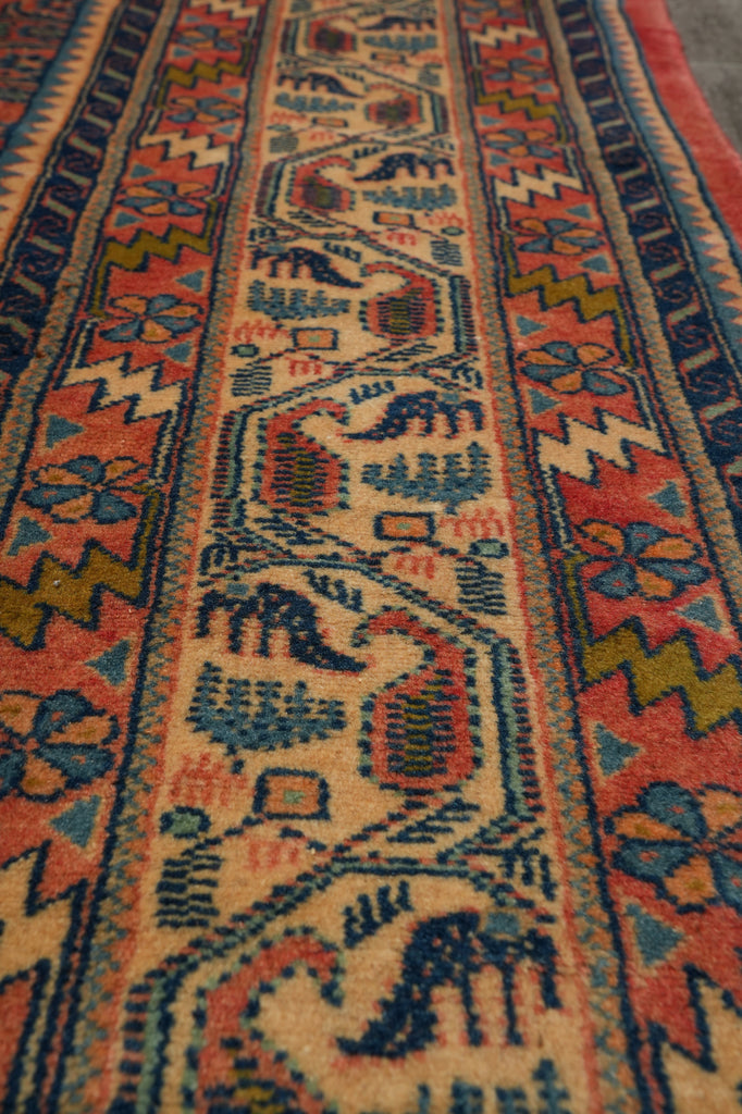 7 x 10 Pinkish Wool Persian Herati Lilihan Rug 72736
