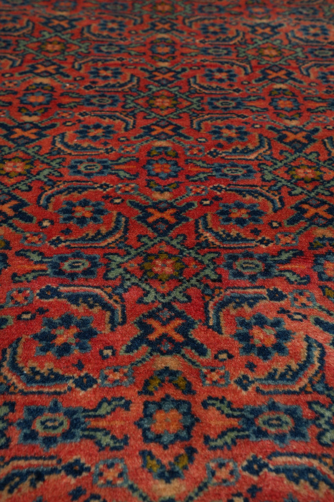 7 x 10 Pinkish Wool Persian Herati Lilihan Rug 72736