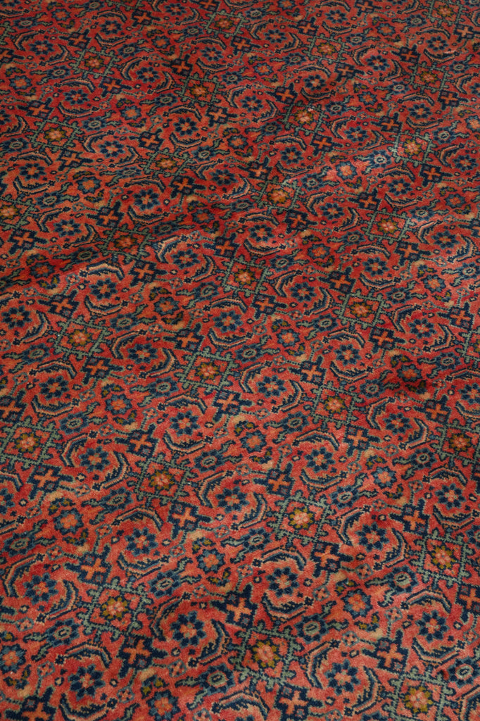 7 x 10 Pinkish Wool Persian Herati Lilihan Rug 72736