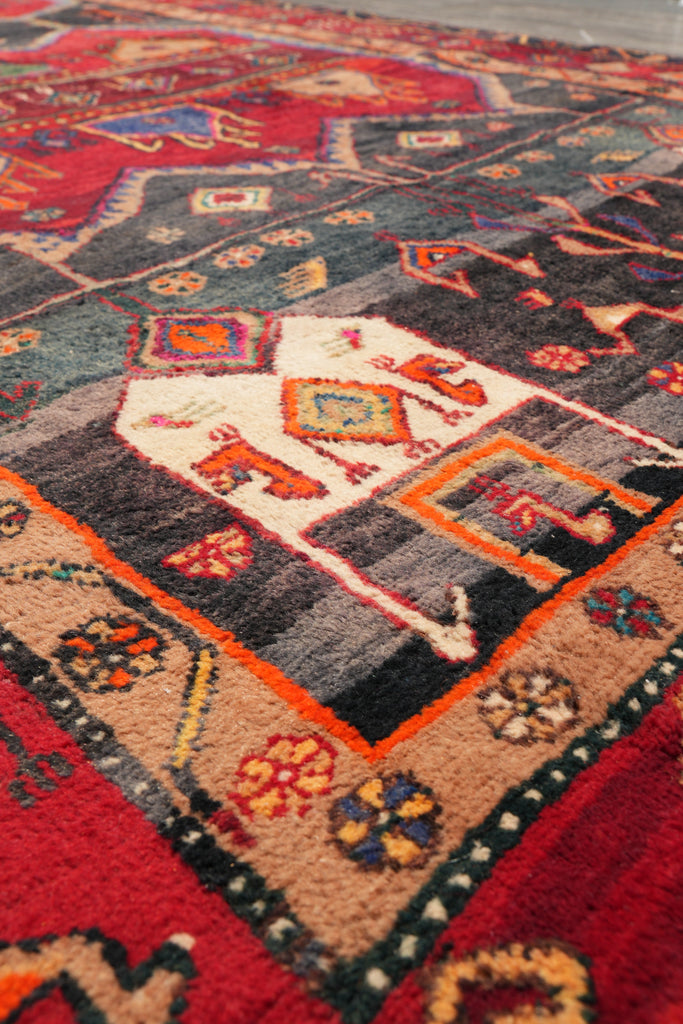 5 x 10.4 Estate Rug Tribal Persian Handmade Carpet #F-4217