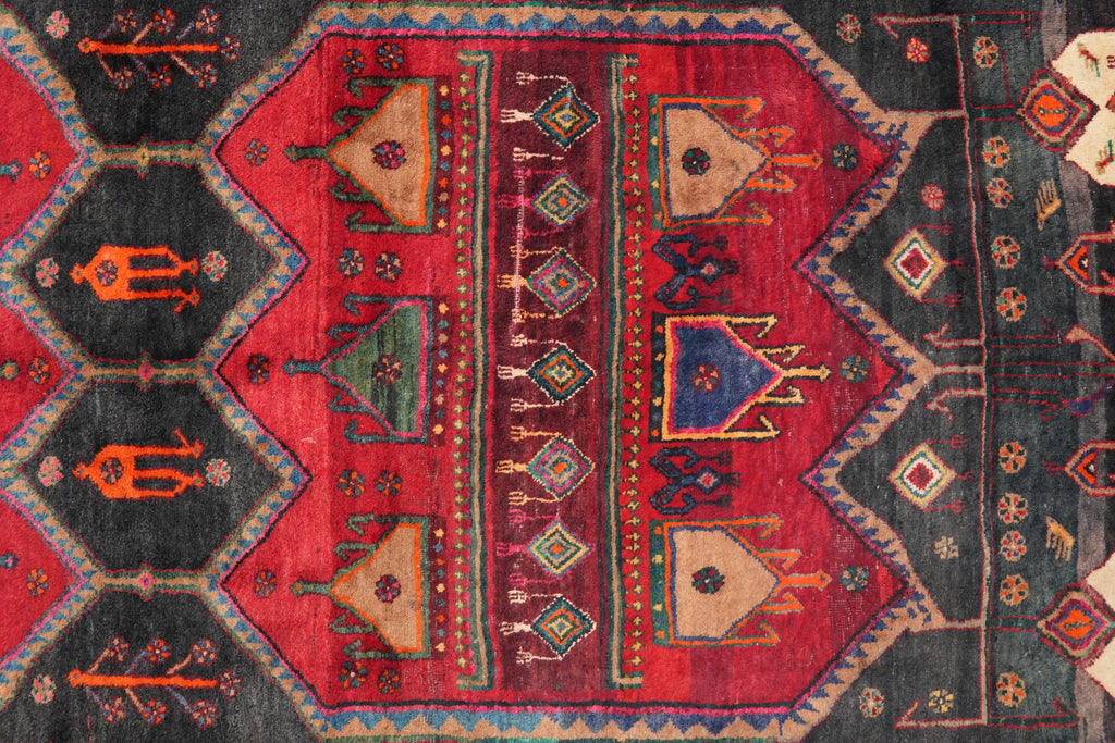 5 x 10.4 Estate Rug Tribal Persian Handmade Carpet #F-4217
