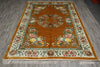 Load image into Gallery viewer, 6 x 9 Hand-Knotted French Aubusson Silk Rug #PIX-27500