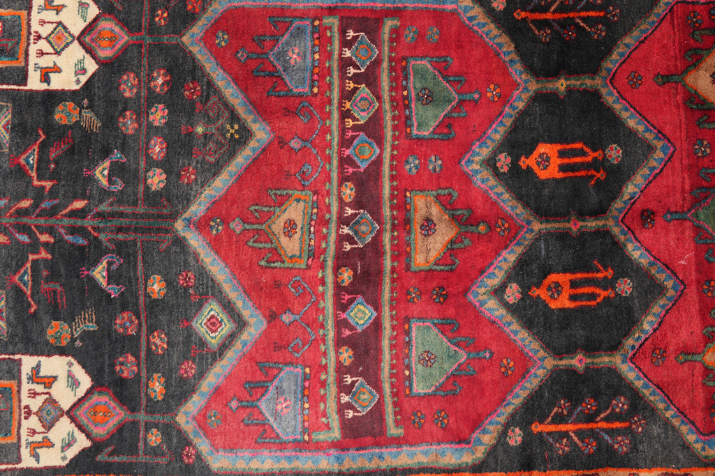 5 x 10.4 Estate Rug Tribal Persian Handmade Carpet #F-4217