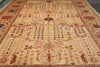 Load image into Gallery viewer, 12 x 17.6 Beige Gold Zigler Chobi Peshawar Quality Large Rug #F-6618