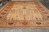 Load image into Gallery viewer, 12 x 17.6 Beige Gold Zigler Chobi Peshawar Quality Large Rug #F-6618