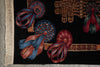 Load image into Gallery viewer, 7 x 7 Black Minnici Design Rug #PIX-16004