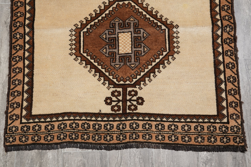 3.3 x 8 Persian Gabbeh Contemporary Tribal Rug #PIX-13347