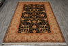 Load image into Gallery viewer, 6 x 9 Hand-Knotted Agra Rug Black #PIX-16678