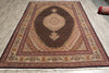 Load image into Gallery viewer, 6.5 x 10 Authentic Persian Tabriz Mahi Rug Wool and Silk Handmade Iran