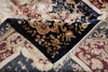 Load image into Gallery viewer, 6 x 9 French Aubusson Hand-Knotted Silk Rug Black #F-5526