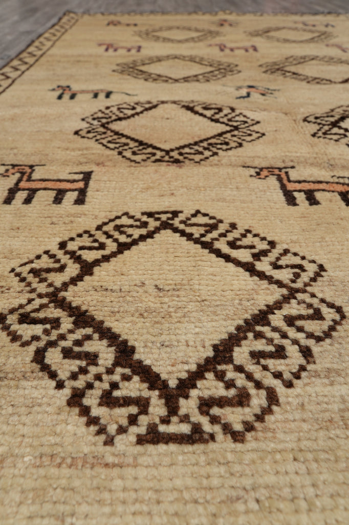 3.9 x 6.9 Persian Gabbeh Shiraz Rug #PIX-17734