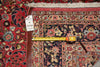 Load image into Gallery viewer, 7 x 9.4 Soft Tomato Red Persian Qom Sarouk Rug 72756