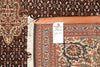 Load image into Gallery viewer, 6.7 x 10 Black Authentic Persian Mahi Tabriz Handmade Wool and Silk Rug #F-4220