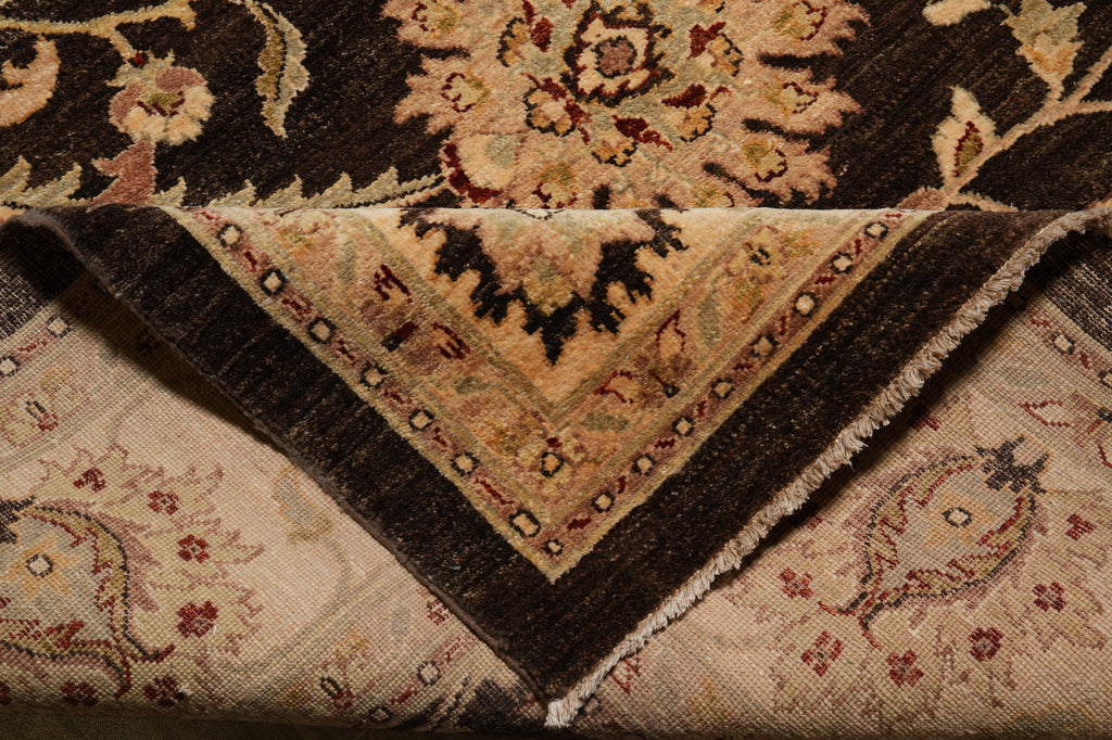 10 x 10 Feet Square Chobi Peshawar Rug Feet Square #PIX-6793