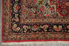 Load image into Gallery viewer, 7 x 9.4 Soft Tomato Red Persian Qom Sarouk Rug 72756