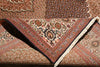 Load image into Gallery viewer, 6.7 x 10 Black Authentic Persian Mahi Tabriz Handmade Wool and Silk Rug #F-4220