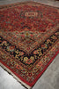 Load image into Gallery viewer, 7 x 9.4 Soft Tomato Red Persian Qom Sarouk Rug 72756